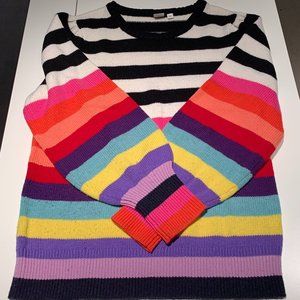 GAP Crazy Stripe Crew Sweater